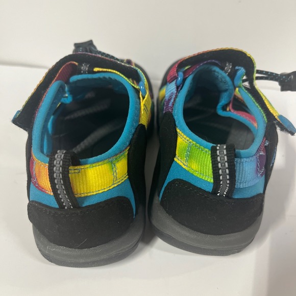 KEEN Kids' Washable Rainbow Tie-Dye Sandals - Great for Summer Fun! - Picture 3 of 5